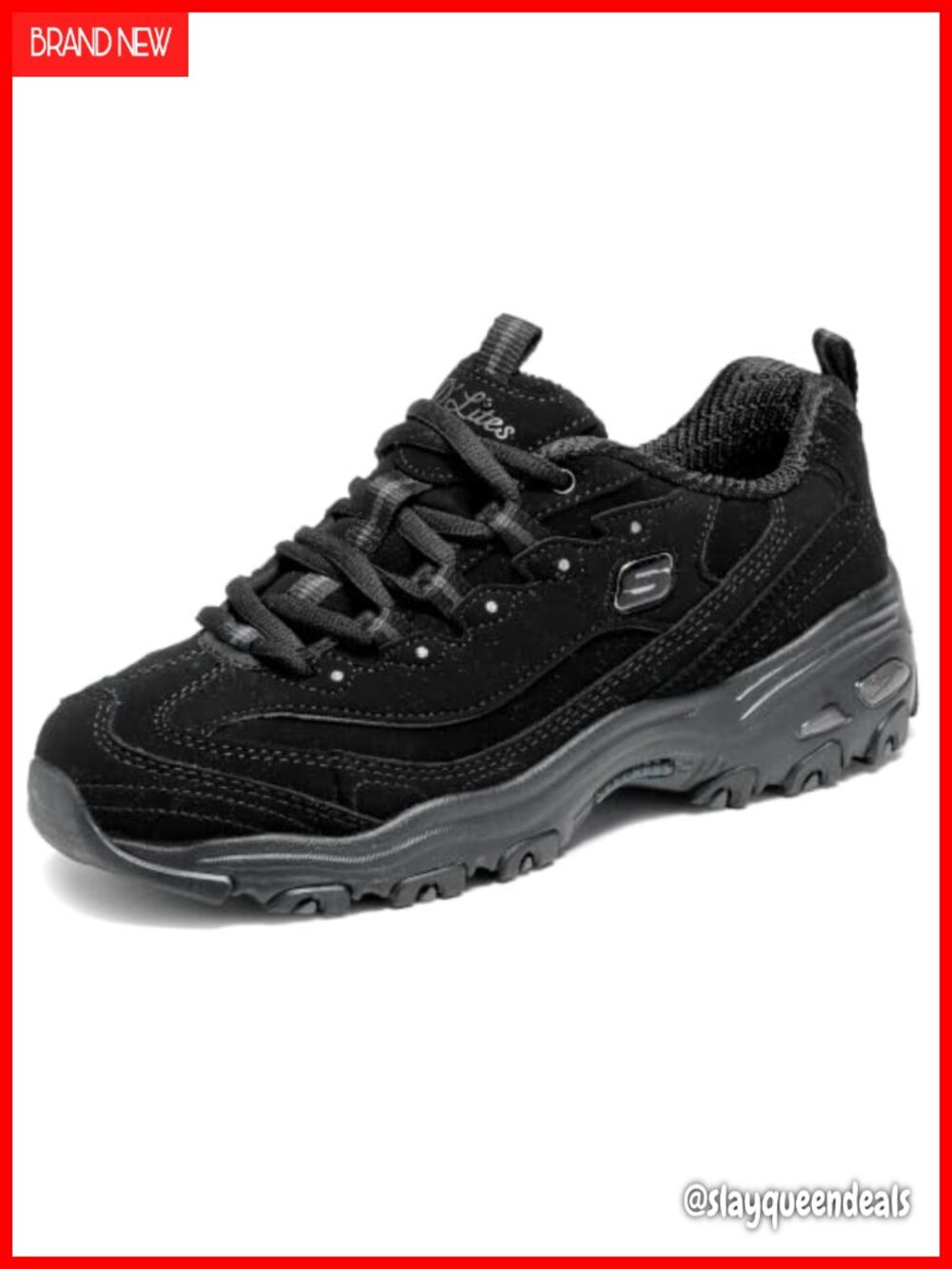 Women's D'lites Play On Memory Foam Lace-Up Sneakers Embellished Leather